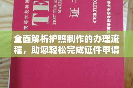 元阳全面解析护照制作的办理流程，助您轻松完成证件申请